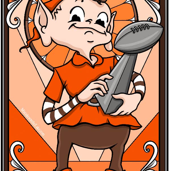 Elf Trophy Sticker for wholesale by Mistakes on The Lake