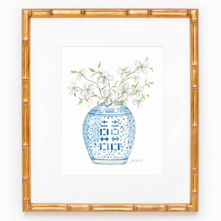 Dubbel lycka burk akvarell konst Print för wholesale av Simply Jessica Marie