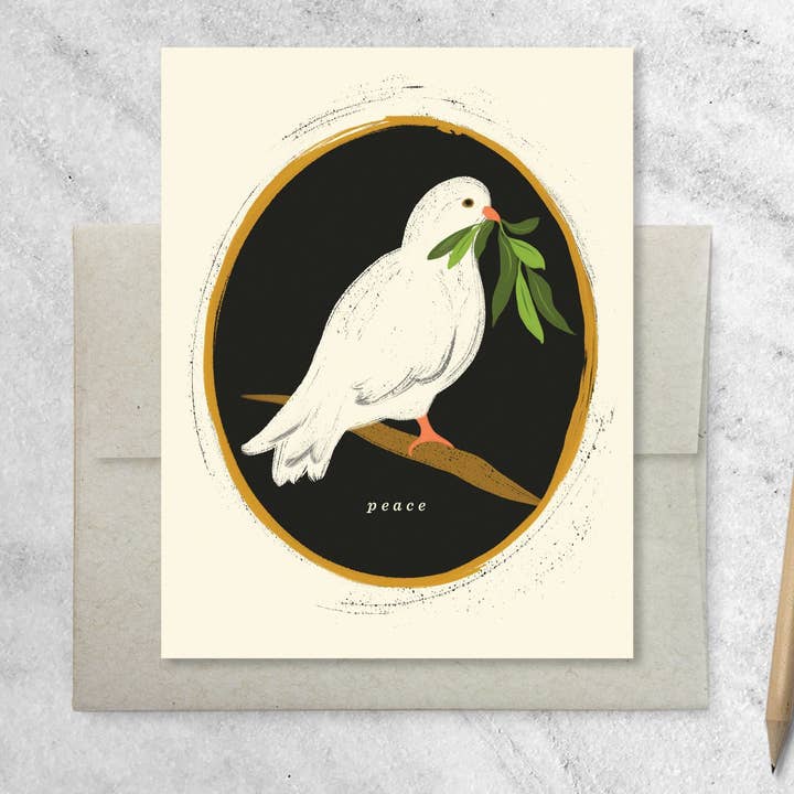 Cartes de vœux Peace Dove pour la vente par Favorite Story