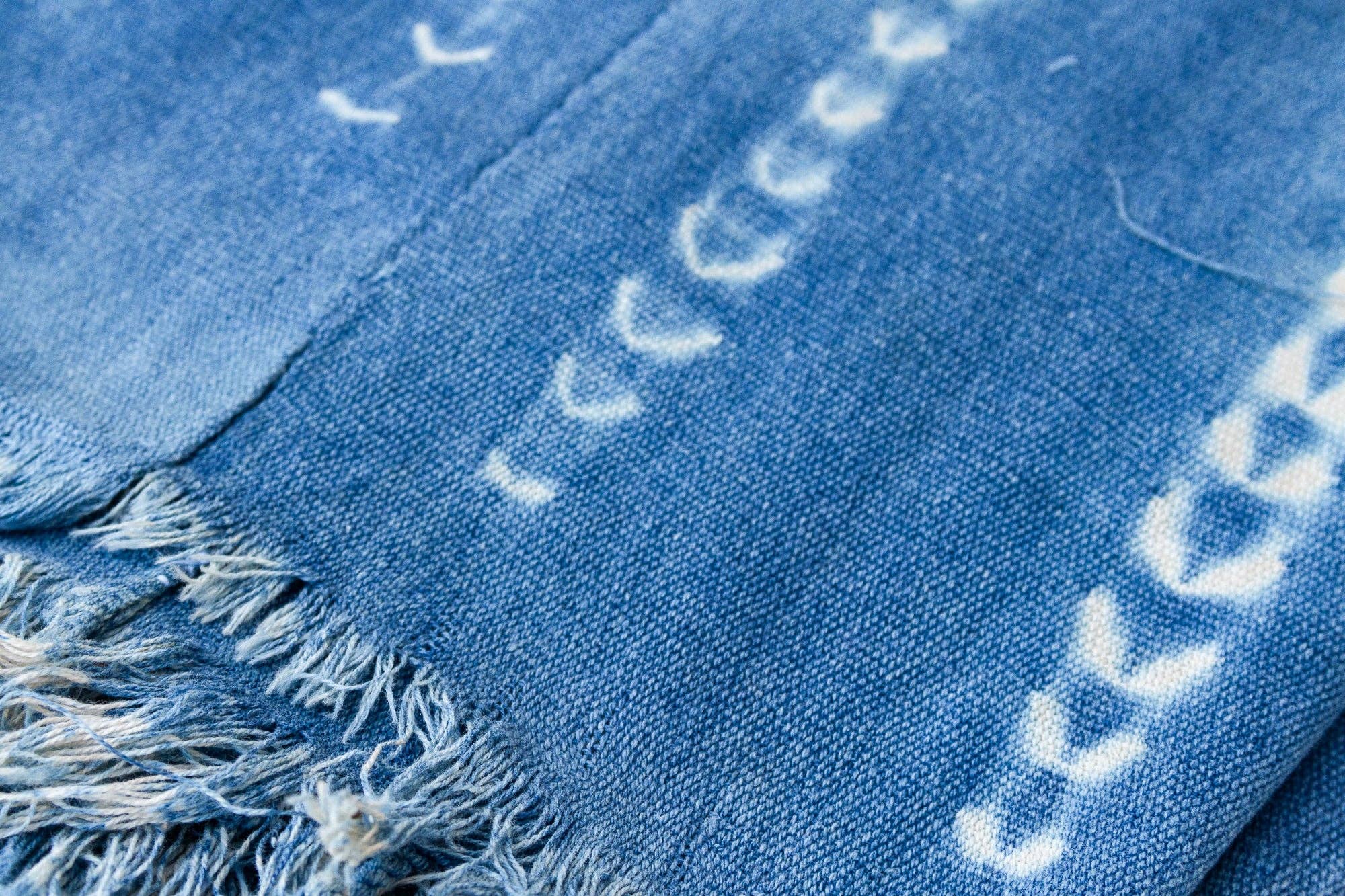 De-cor - Vendita all'ingrosso Arazzi/Tessuti d'arredo - Tessuto Aba Indigo in Mud Cloth Africano3