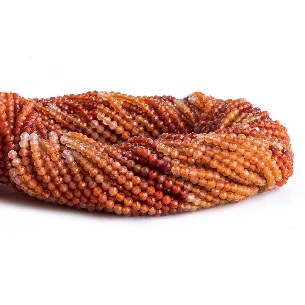 The Bead Traders – wholesale Pärlor – 2mm Carnelian Facetterade Runda Pärlor 12 tum 140 bitar1