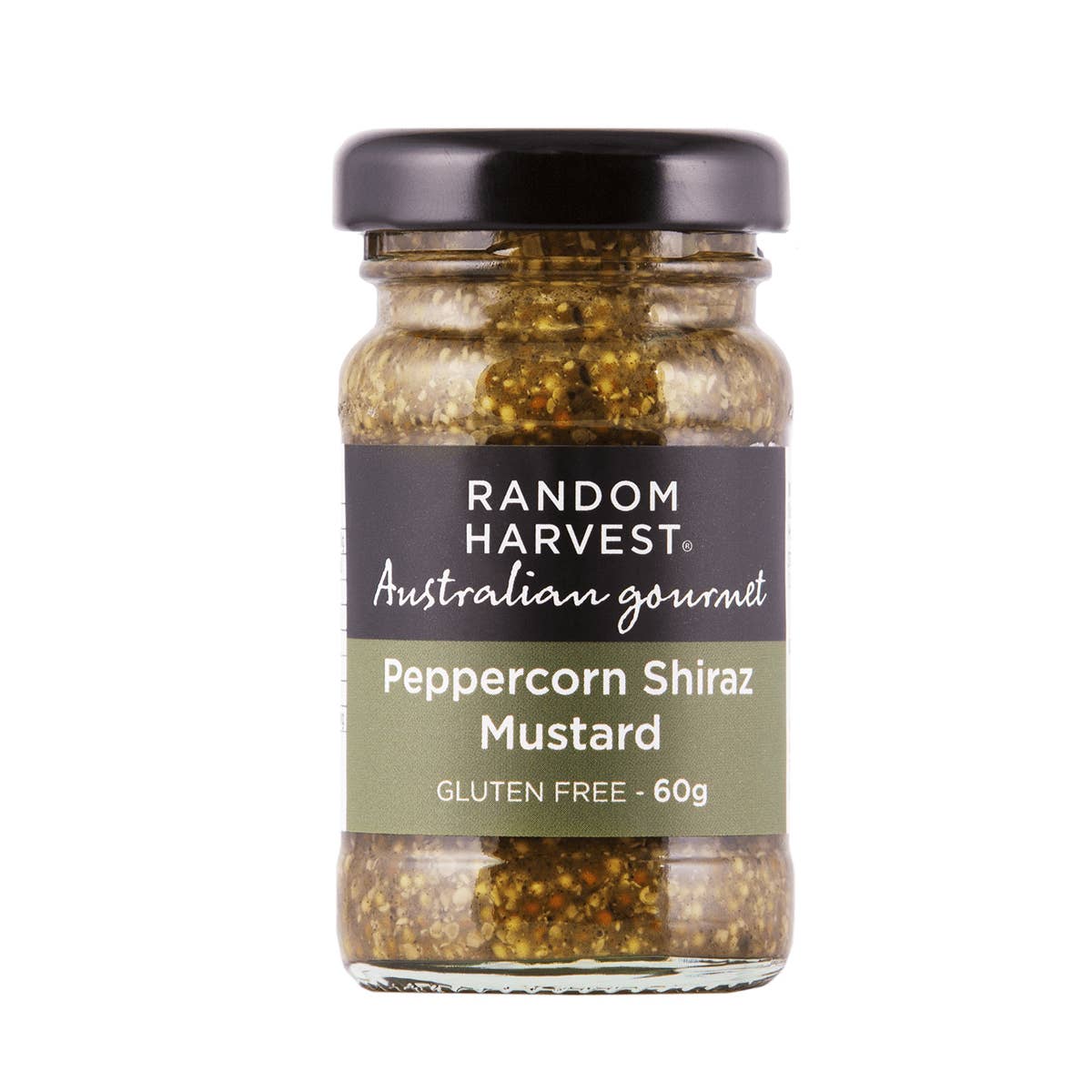 Random Harvest - Wholesale Mustard - Peppercorn Shiraz Mustard 60g