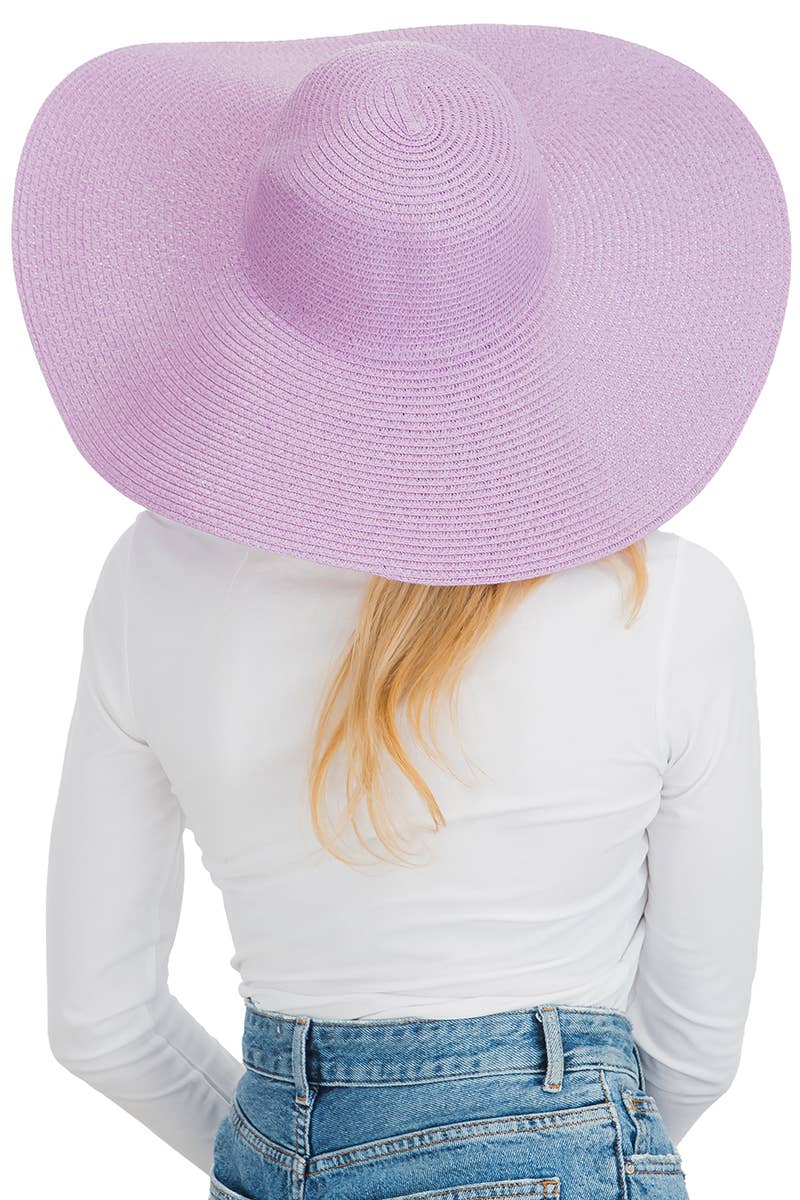 Cap Zone - Venta al por mayor Sombrero de paja - Mujer - Sombrero de sol de paja con tejido apretado, color sólido y ala ancha flexible35