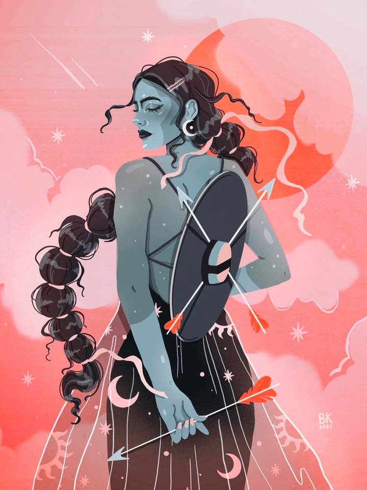 Artemis für den Großhandel von Brittany Keller Art