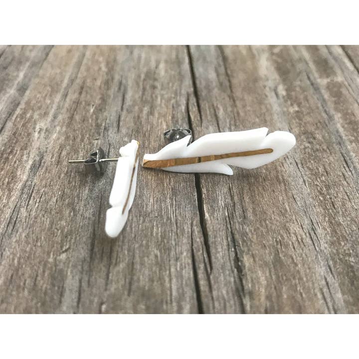 Remnant Studios - Wholesale Dangle Earrings - feather stud earrings1