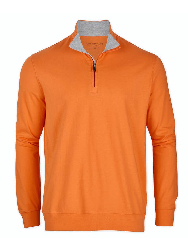 Boxercraft - Vente Sweat-shirt – homme - Veste Alumni Quarter Zip pour hommes6