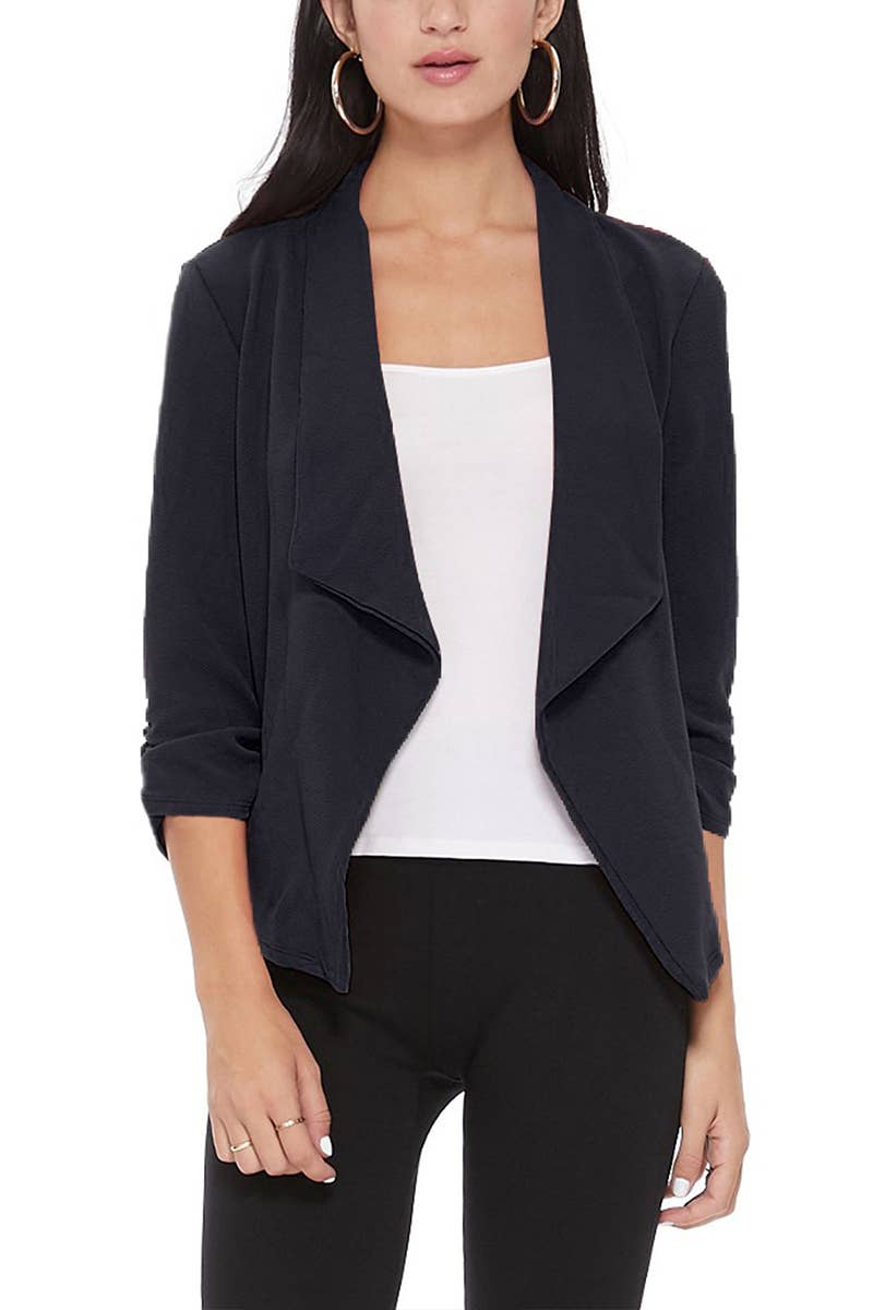 MOA COLLECTION - Vente Blazer – femme - Veste Blazer Décontractée pour Femme - Silhouette Ajustée11