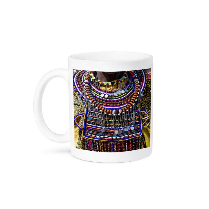 3dRose - Wholesale Coffee Mug - 3dRose, Africa, Kenya, Masai Mara, Mara Ashnil region, Masai tribal jewelry., Mug8
