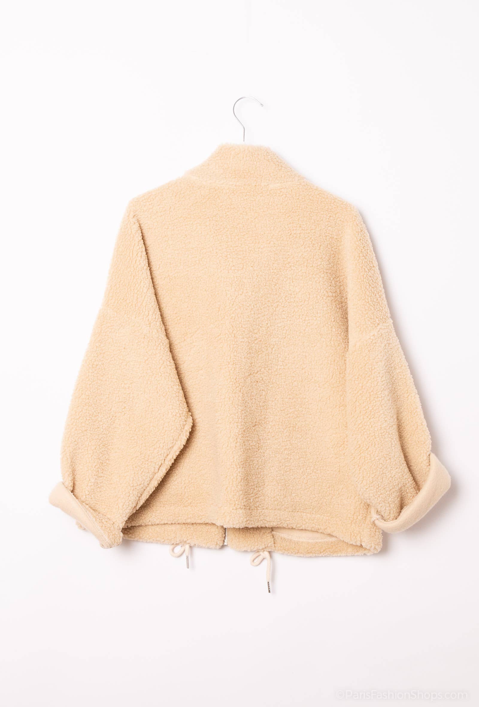 Pépouz' Paris - Wholesale Fleece - Women's - Teddy fleece zip-up jacket PV251920