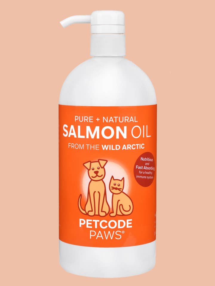 PURE + NATURAL SALMON OIL FROM THE WILD ARCTIC for wholesale by Petcode Paws