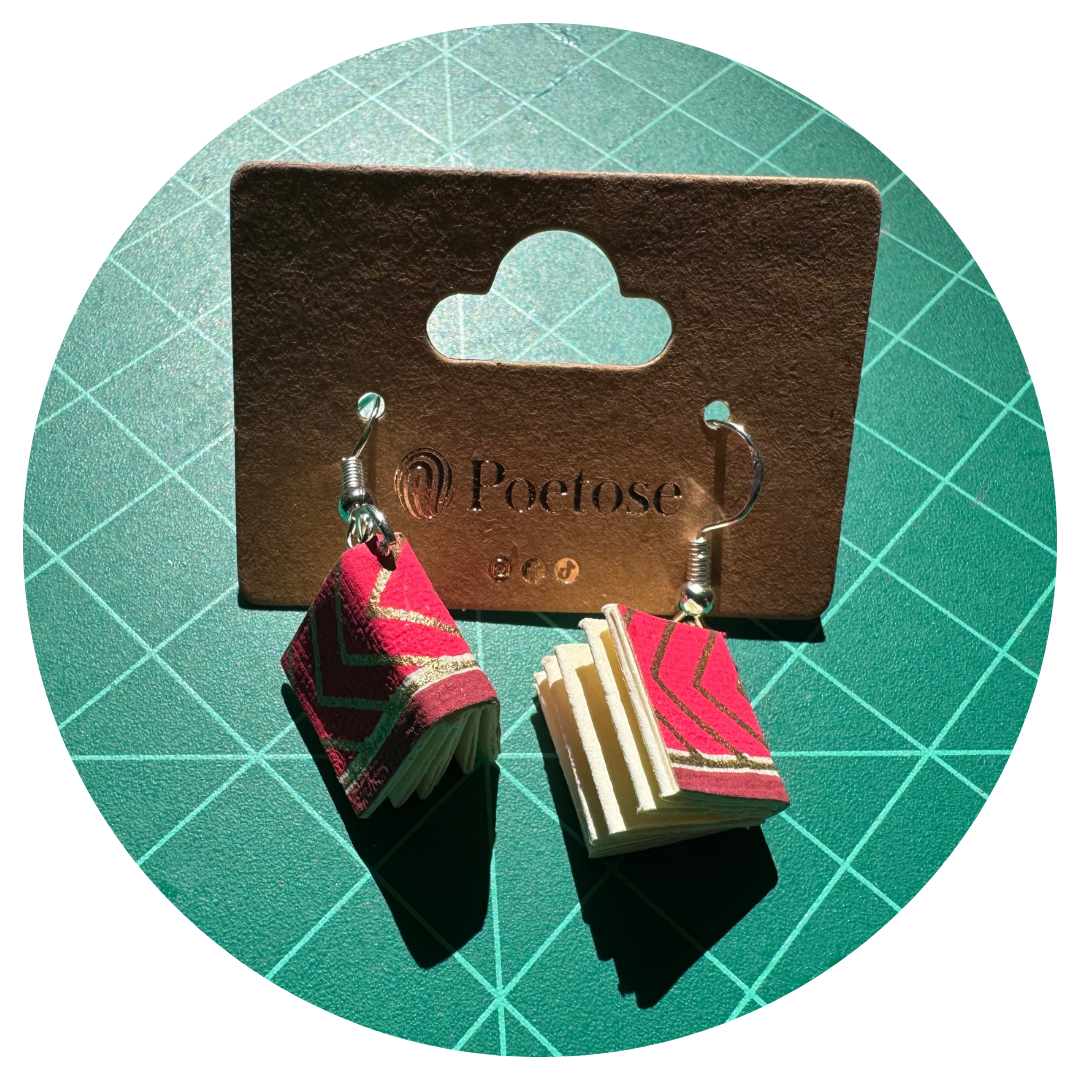 Poetose – Engroshandel Hængeøreringe og creoløreringe – Håndlavede bogøreringe6