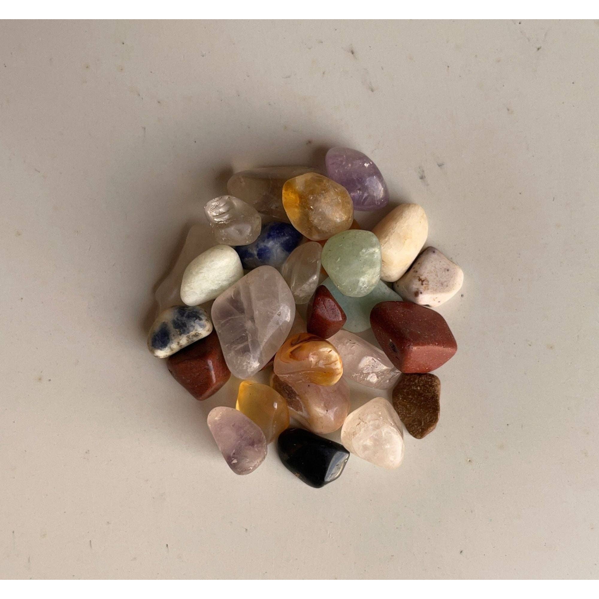 Tree of Life Gems – wholesale Spiritual stone/crystal – NEW! Tumbled Assorted Brazil Gemstone Chips0