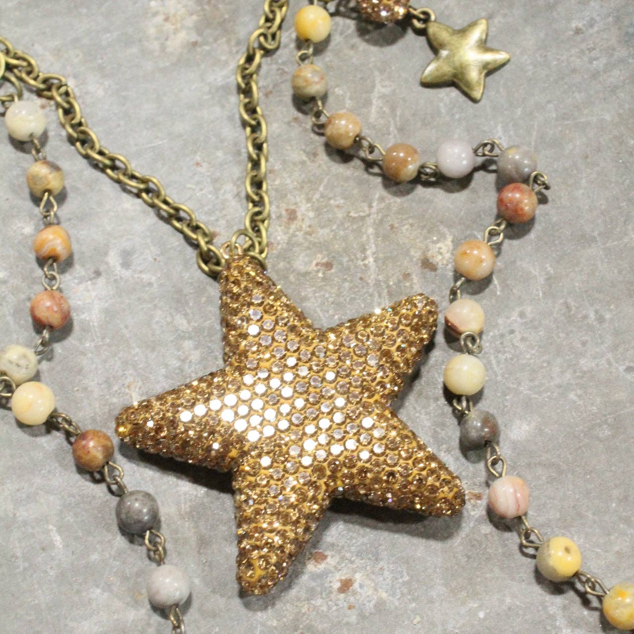The Primitive Peddler, Inc. - Wholesale Pendant/Charm Necklace - Stars In The Night Sky Layered Necklace5