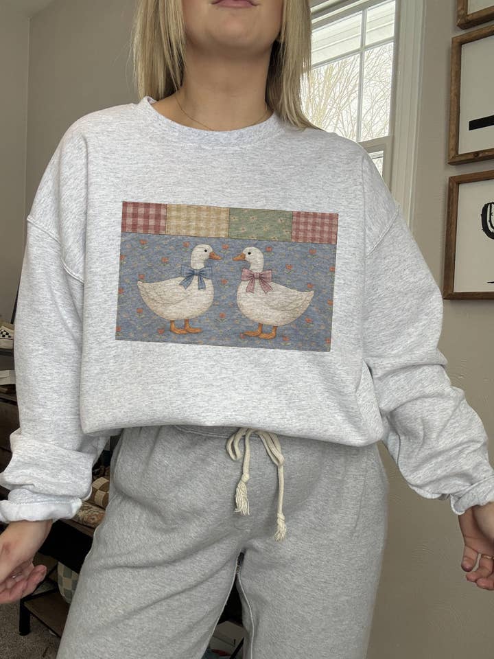 Goose Pair Patch for wholesale by The Wild Buck Company