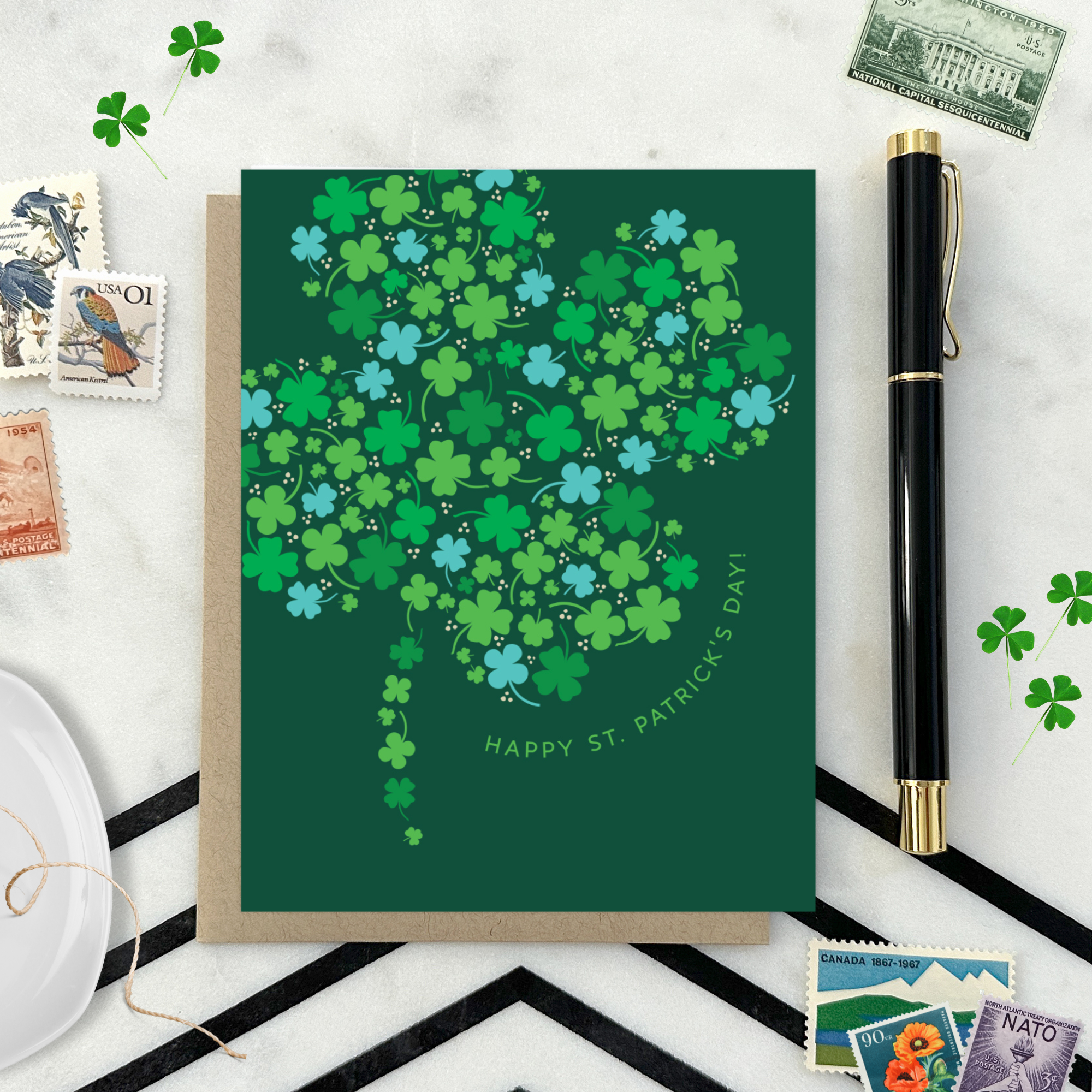 Barone and Co. – wholesale St Patricks dagskort – Små Klöver Kort1