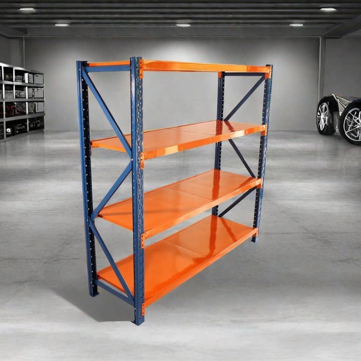 as Pic Garage shelves Heavy Duty - 4400 lbs garage storage 4 levels, adjustable metal shelving units and storage, industrial shelves utility shelves for commercial store tools gym for wholesale on Faire4