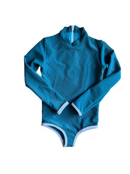 LainSnow - Vente Vêtement de natation/rashguard – enfant - Mini Lain Rashguard - Turquoise