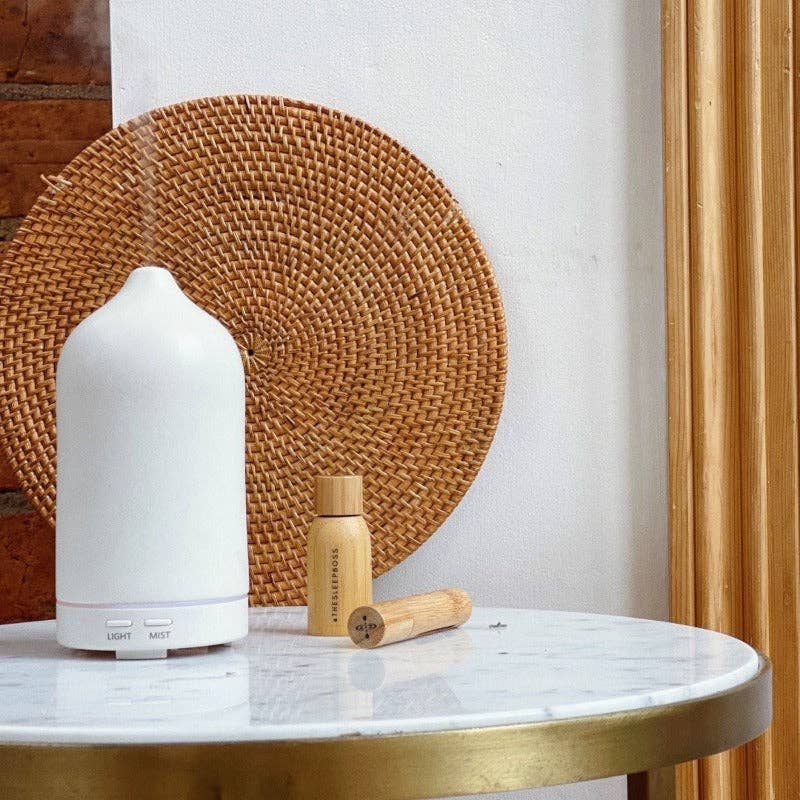 The Sleep Boss – wholesale Electronic diffuser – Ceramic Essential Oil Diffuser White7