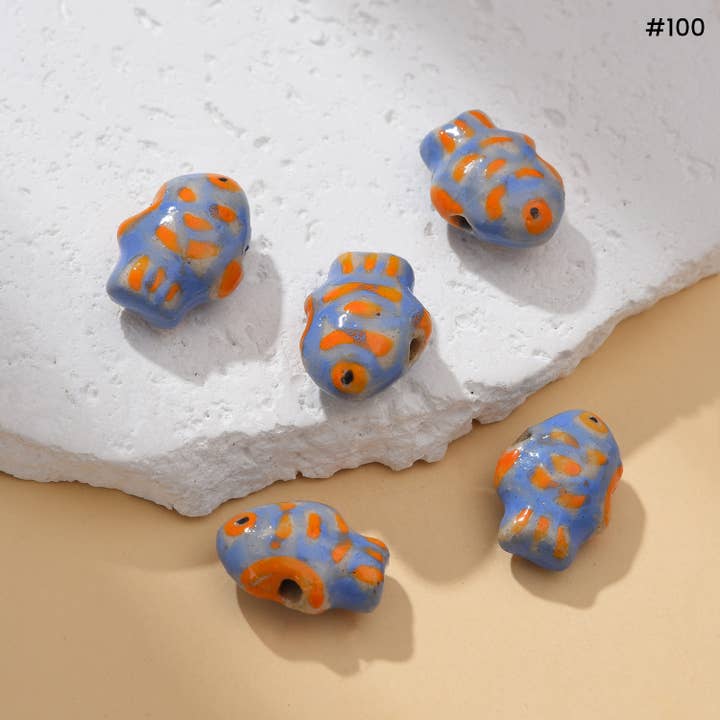 Beads Creation - Wholesale Beads - Boho Animal Clay Beads for Jewelry MAking & Crafts ORG30419