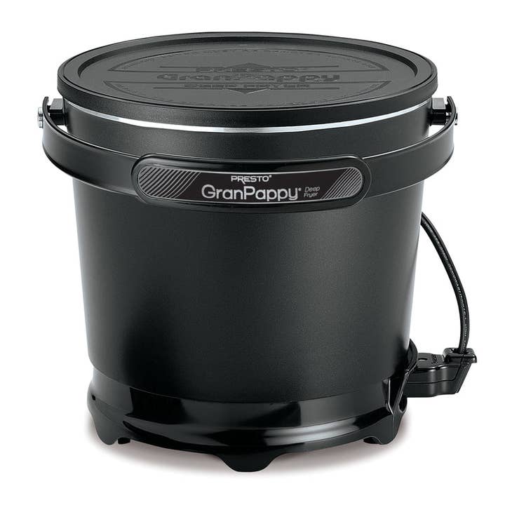 Everyday Supply Co - Wholesale Kitchen Appliance - PRESTO - Presto Gran Pappy Black 6 cups Deep Fryer