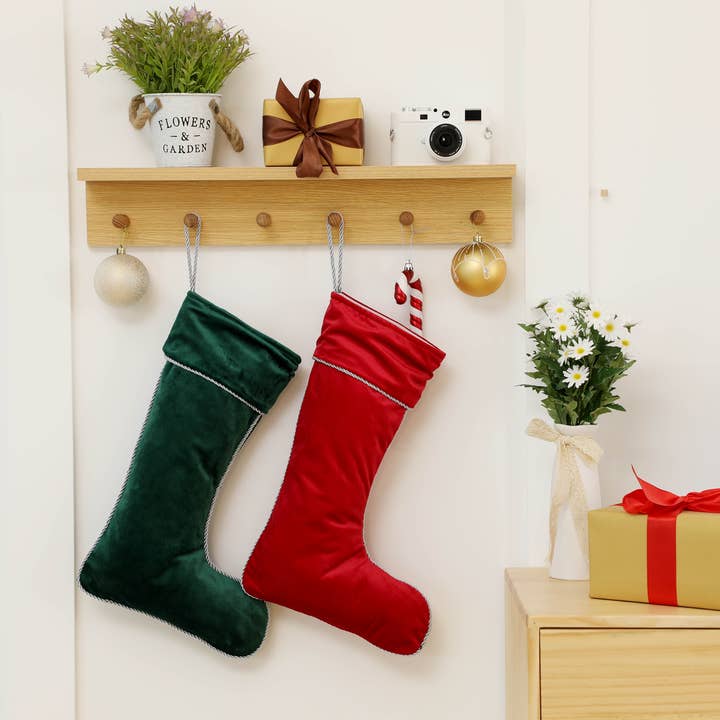 Timber Tinkers - Wholesale Holiday Stocking - Velvet Stocking