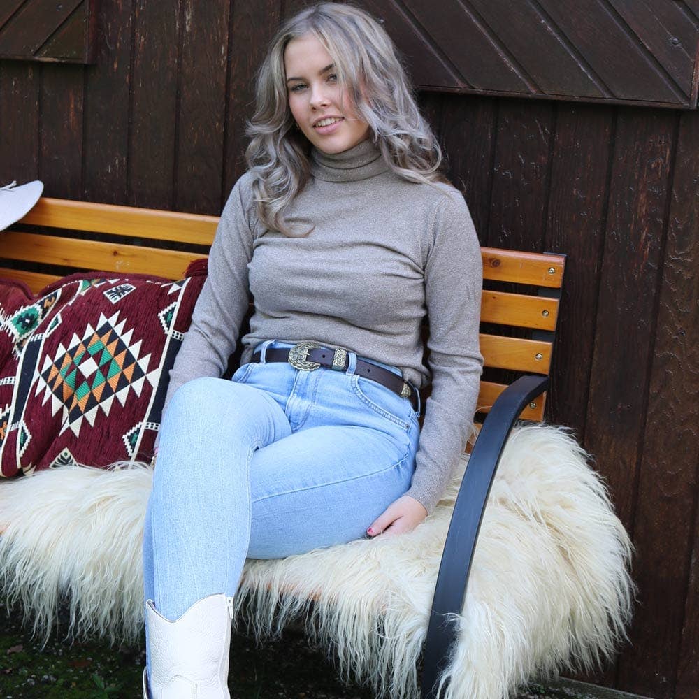 Amsterdam Heritage Belts, Bags, Apparel & Jackets EU – Cinto - Mulher por atacado – FEITO POR ENCOMENDA Anabel | Cinto de Pele Fino Mulher2