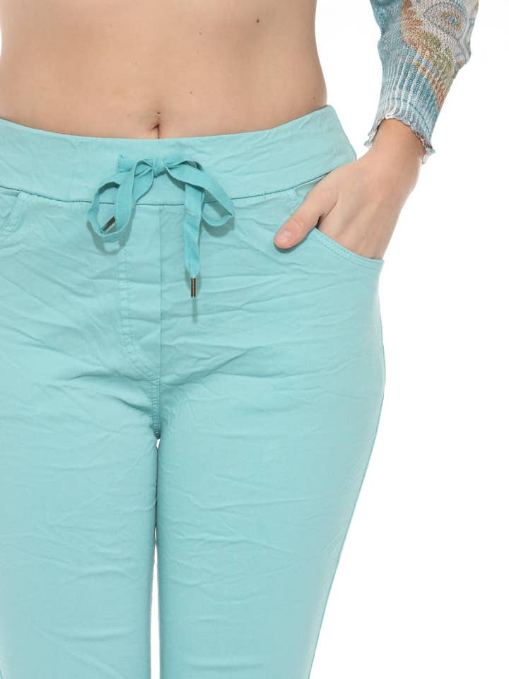 Solid Sized Stretch Pants for wholesale by Marisima by Urban Mangoz