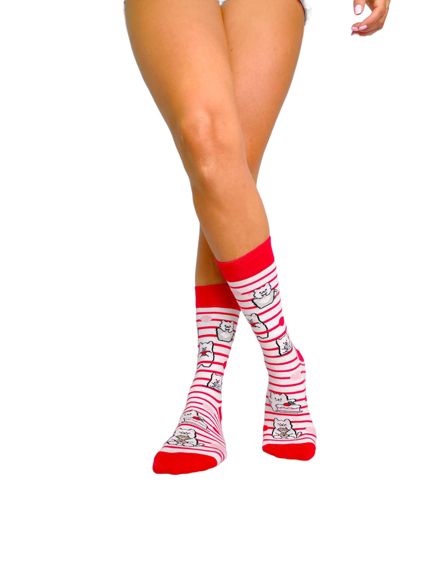 Carnival Socks - Vendita all'ingrosso Calzini - Unisex - Calzini originali per uomo e donna | Calzini con motivi unisex | Calzini funky | Divertenti calzini colorati in cotone | I migliori regali divertenti e felici per uomini e donne | gattini carnevaleschi | 1 paio1