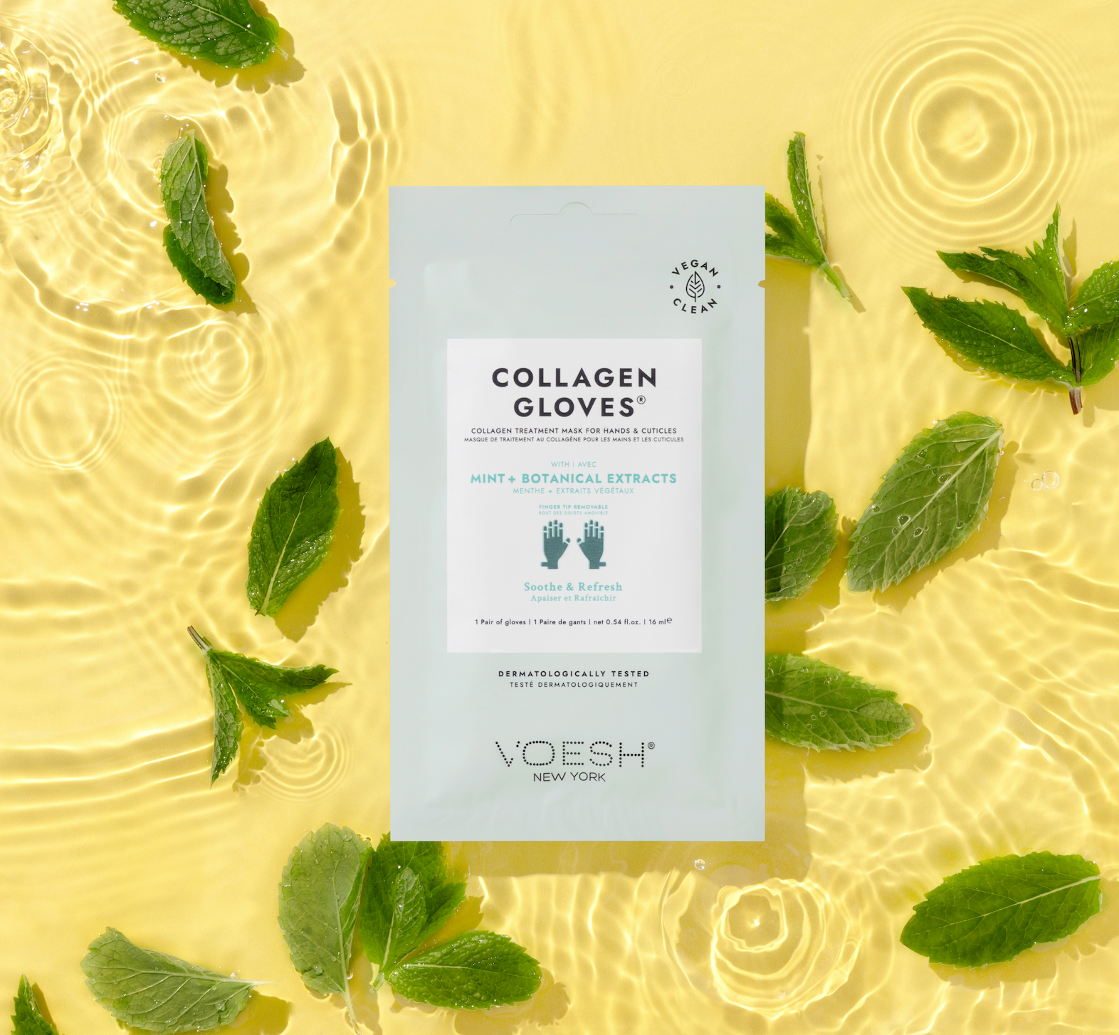 VOESH New York - Wholesale Moisturizing Gloves - Collagen Gloves with Mint + Botanical Extracts3