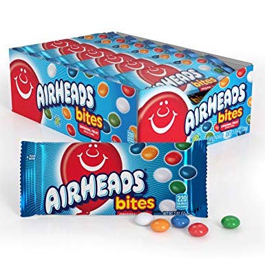 Shop The King - Wholesale Hard Candy - Airheads Bites Candy Movie Theater Bag Fruit Non Melting 2 oz (Bulk Pack of 18)