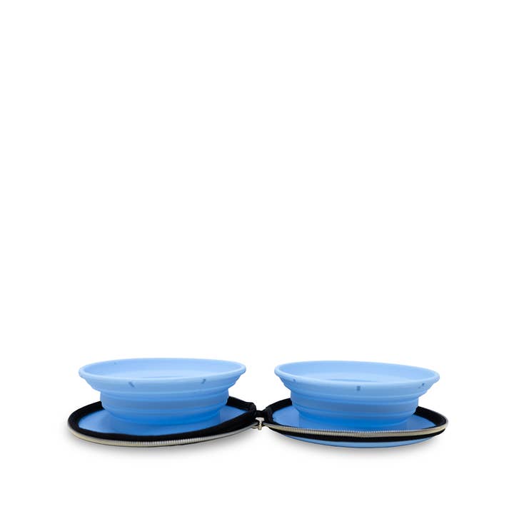 Kate Spade New York by Lifeguard Press - Wholesale Pet Travel Bowl - Dog - Portable Dog Bowl, Raining Cats and Dogs2