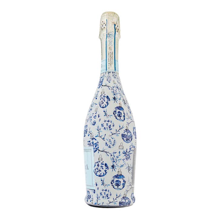 Beau Bottles - Wholesale Wine Gift Bag - Beau Bottles Limited Edition Blue Ornaments- Prosecco Collection1
