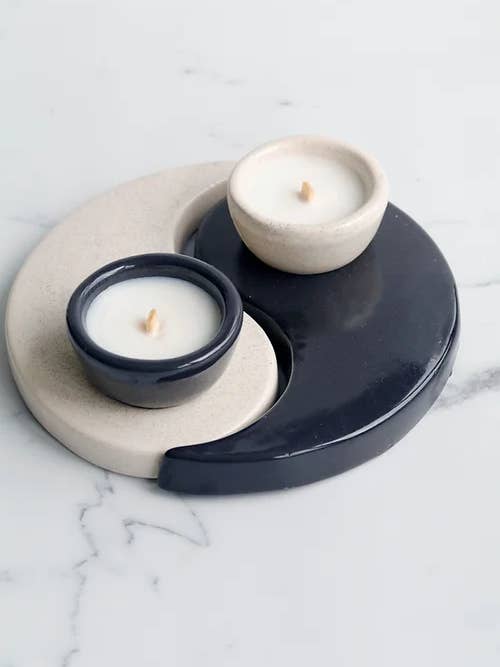 Set de velas Ying Yang para venta al por mayor de Vivas Ceramica