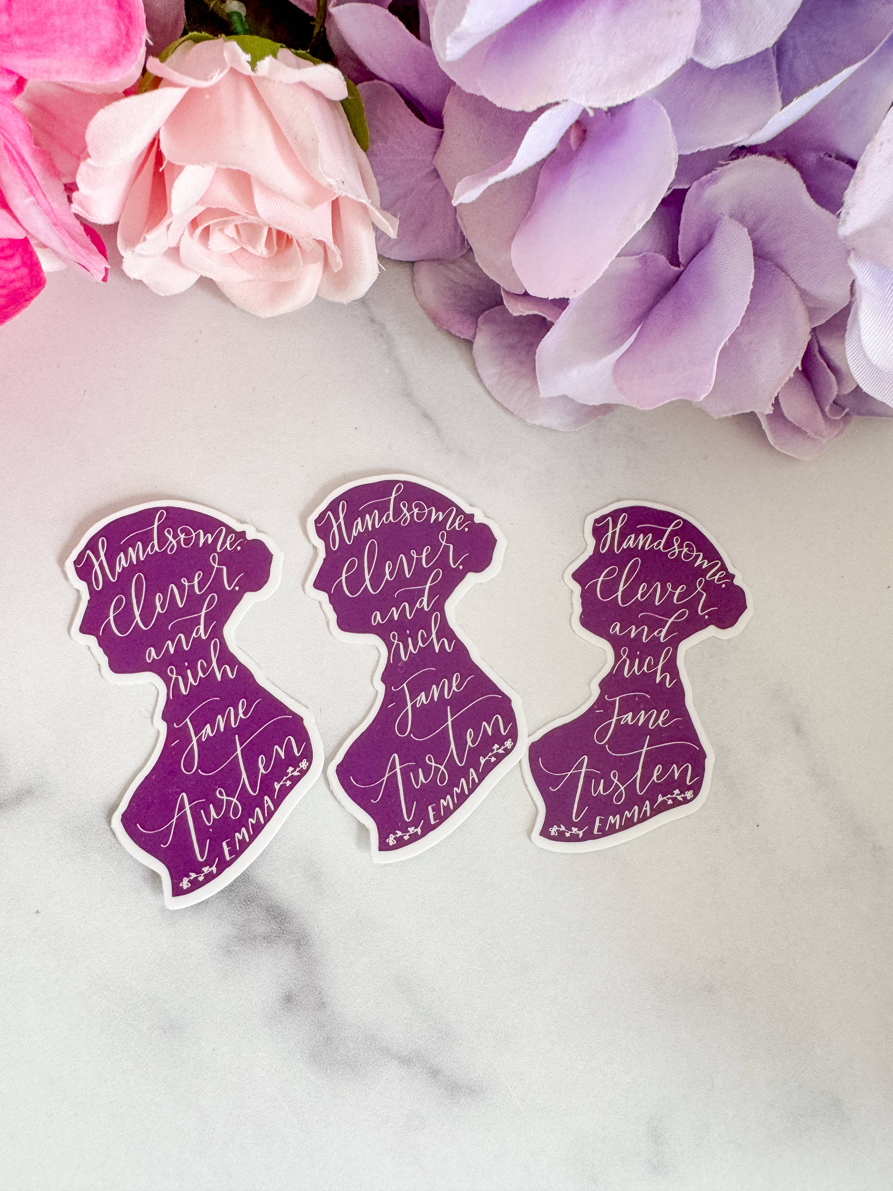 Wildflower Paper Company - Wholesale Sticker - Jane Austen Emma Quote Literary Sticker Decal 1