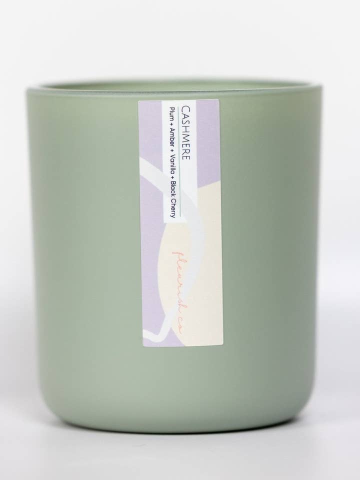 Pure Soy Candle | 15 oz Double Wick | Sage | Multiple Scents Available for wholesale by The Fleurish Co
