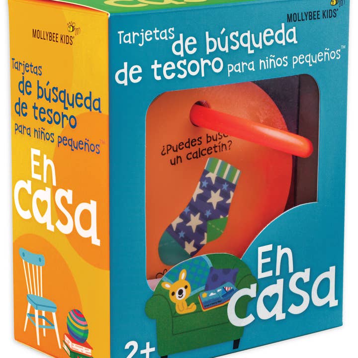 Toddler Scavenger Hunt Cards at Home - Spanish Edition for wholesale by Mollybee Kids