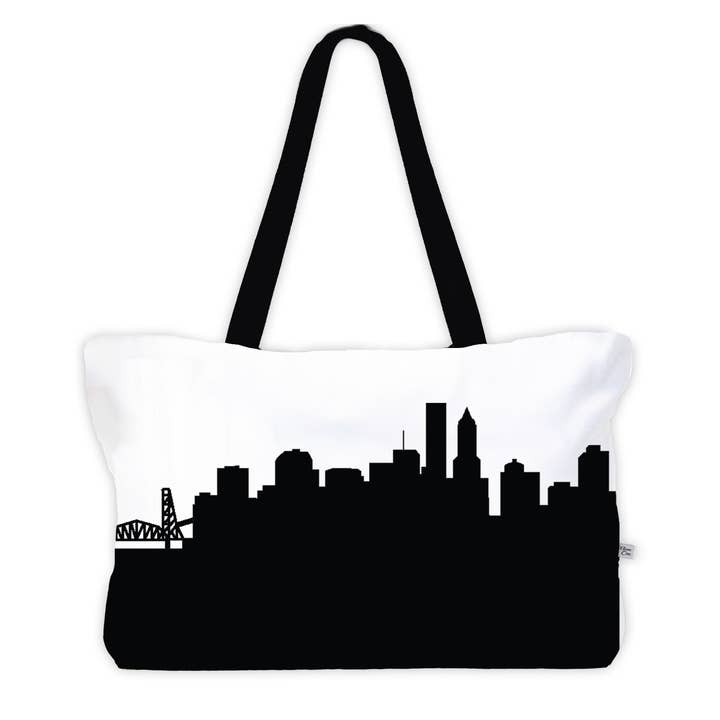 Portland Oregon Skyline Weekender draagtas voor wholesale door Anne Cate