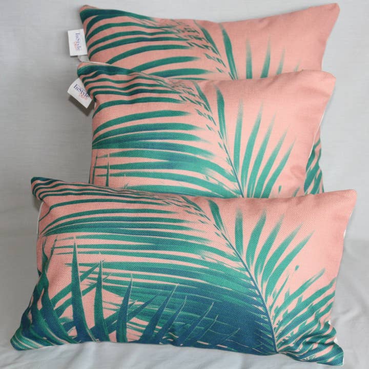 Rainforest- Outdoor Throw Pillowcases (Set of 3 Sizes) for wholesale by InStyle Pillows