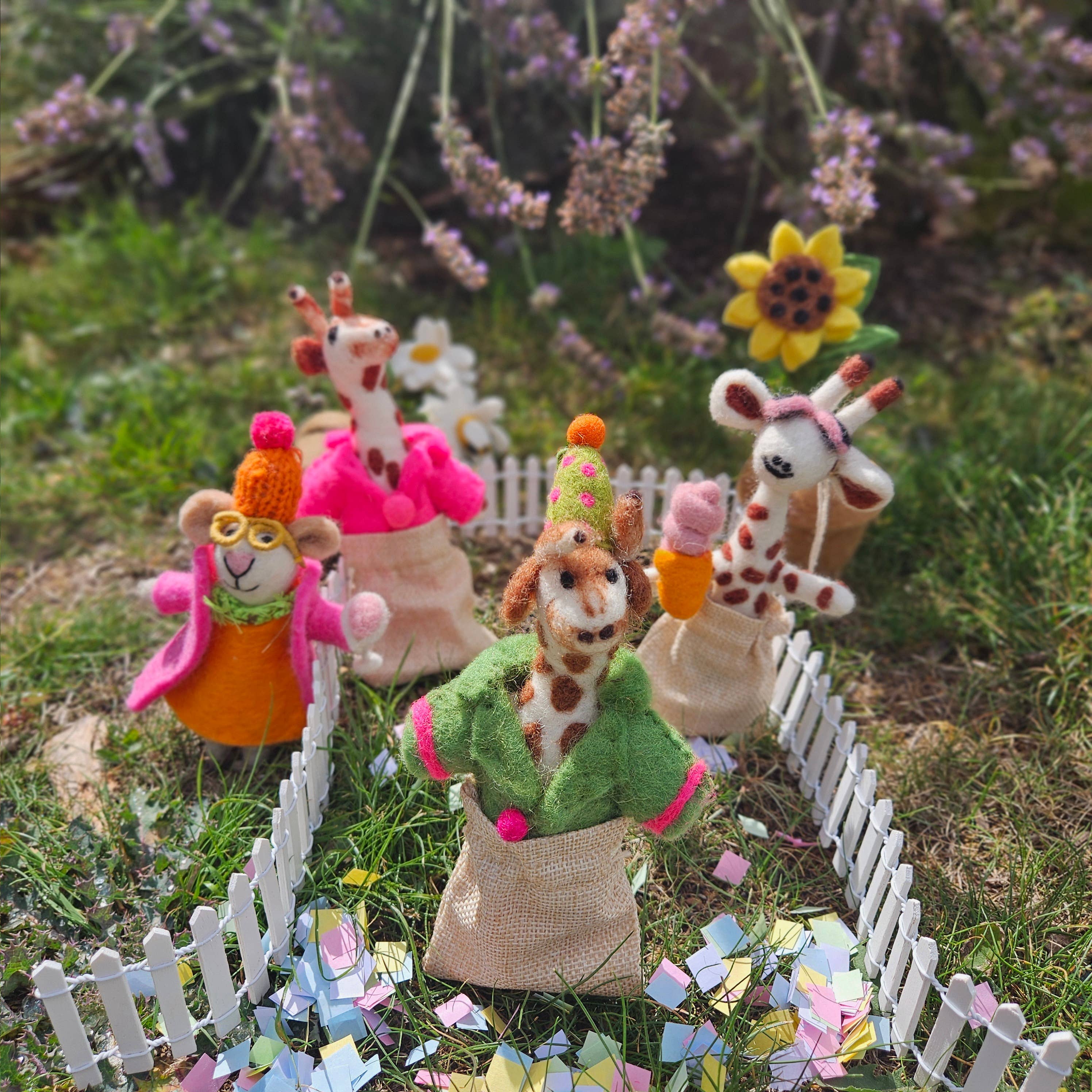 Felt So Good - Wholesale Ornament - Handmade Felt Margie the Merry Mouse Christmas Decoration3