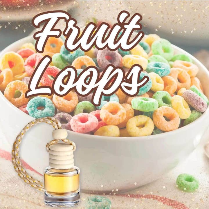 Fruit Loops Type Car Home Fragrance Diffuser Air Freshener for wholesale by Smella Good Co