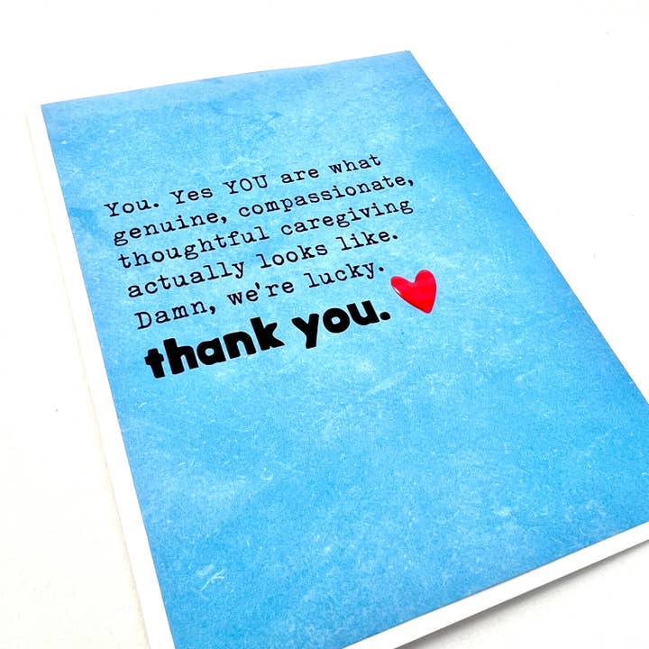 Muddy Mouth Cards - Wholesale Bedanktkaartje - Bedankkaart voor zorgverleners