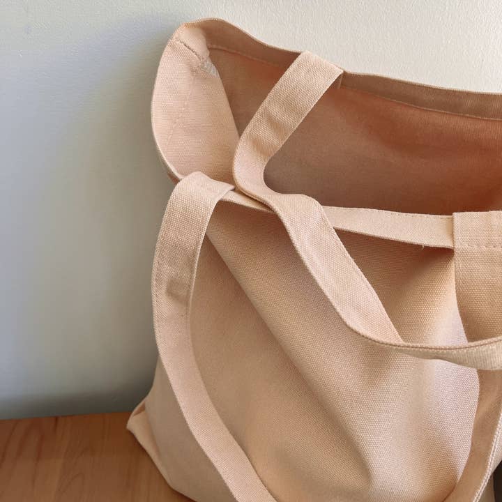 All Wooden Elements - Wholesale Tote Bag - Women's - Earthy Tone Color Canvas Tote Bag