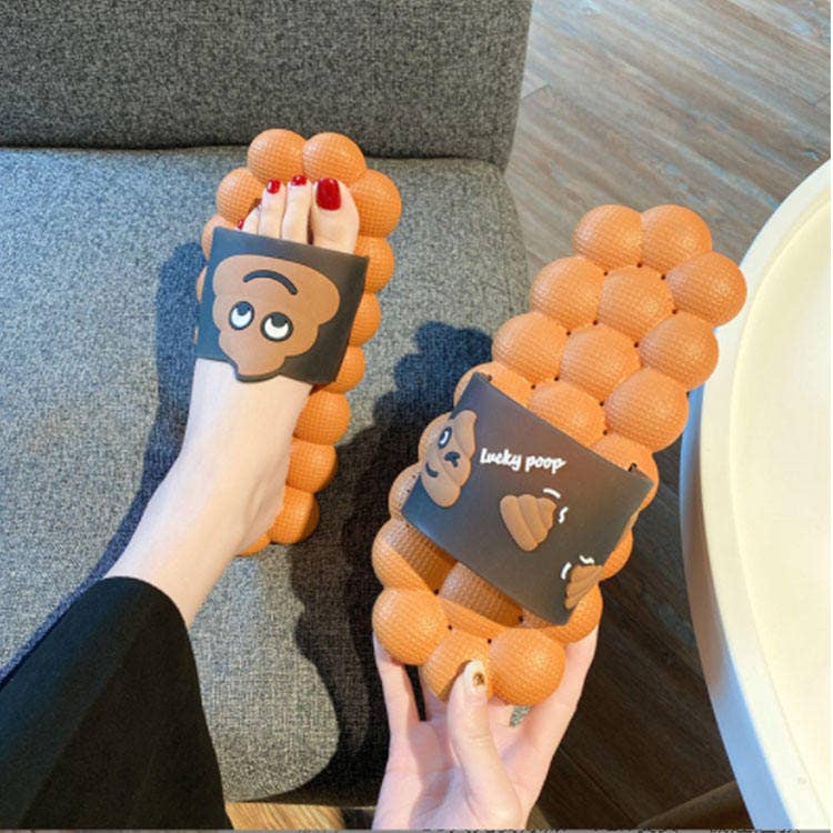 VIGOR - Vendita all'ingrosso Pantofole - Donna - Sandali Poop Soft Slide antiscivolo in ambienti interni10