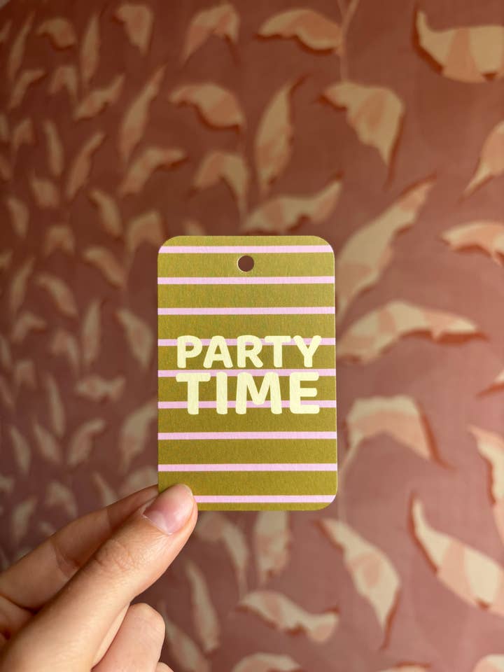Cadeaulabel - Party Time voor wholesale door everythinggifts