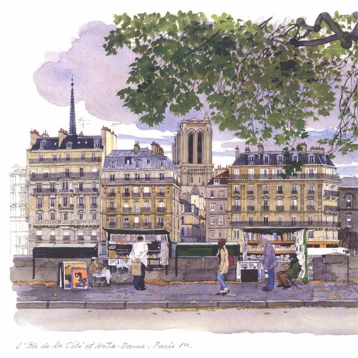 CARTES DOUBLES FABRICE MOIREAU 15X15 PO 04 pour la vente par Phenicia