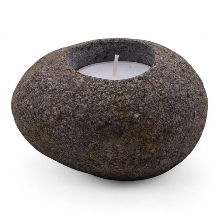 AWGifts Europe - Wholesale Candle Holder - Wholesale Natural Riverstone Candle Holders3