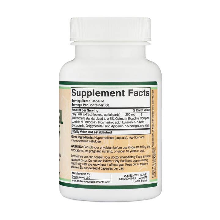 Double Wood Supplements - Wholesale Oral Supplement/Vitamin - Holixer Holy Basil Extract2