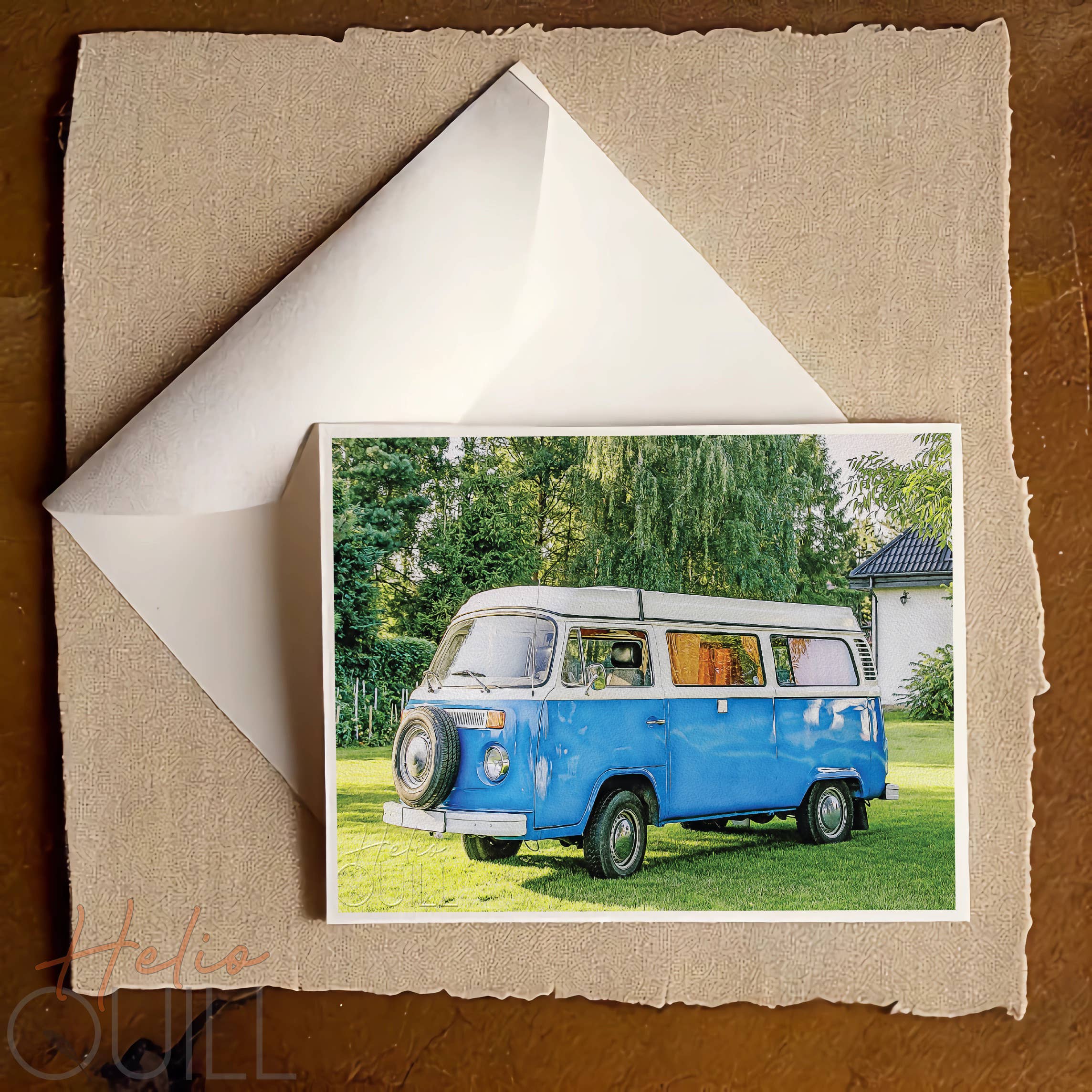 Helio Quill - Wholesale Everyday Greeting Card - Classic Cars and Trucks Greeting Card 12 Pack12