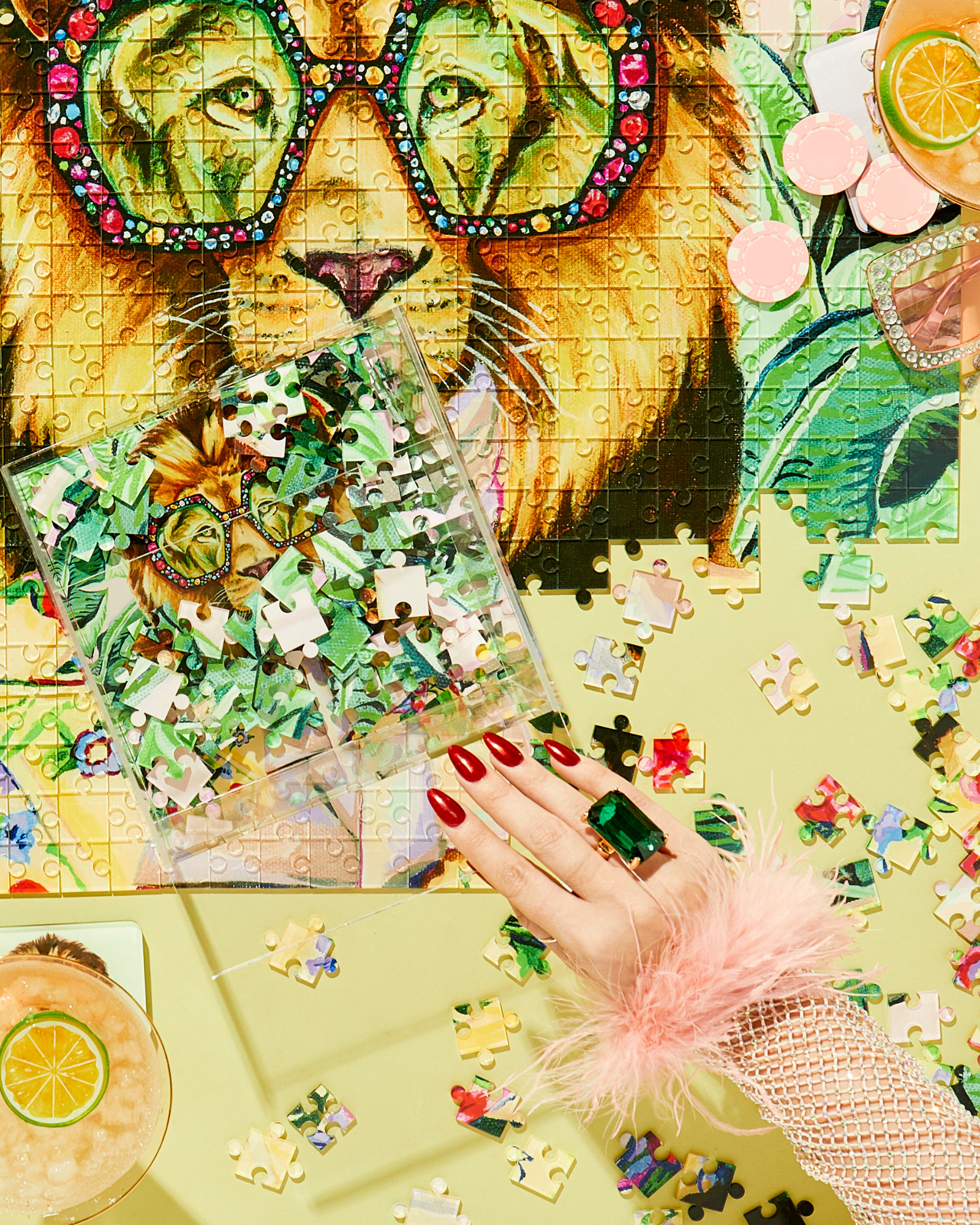 Tart By Taylor - Wholesale Puzzle - Adult - Louis The Lion Acrylic Puzzle5