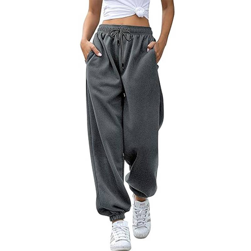 HIDDENBRAND - Wholesale Pants - Women's - Fall Baggy Jogging Sweatpants Trouser 16 Colors7